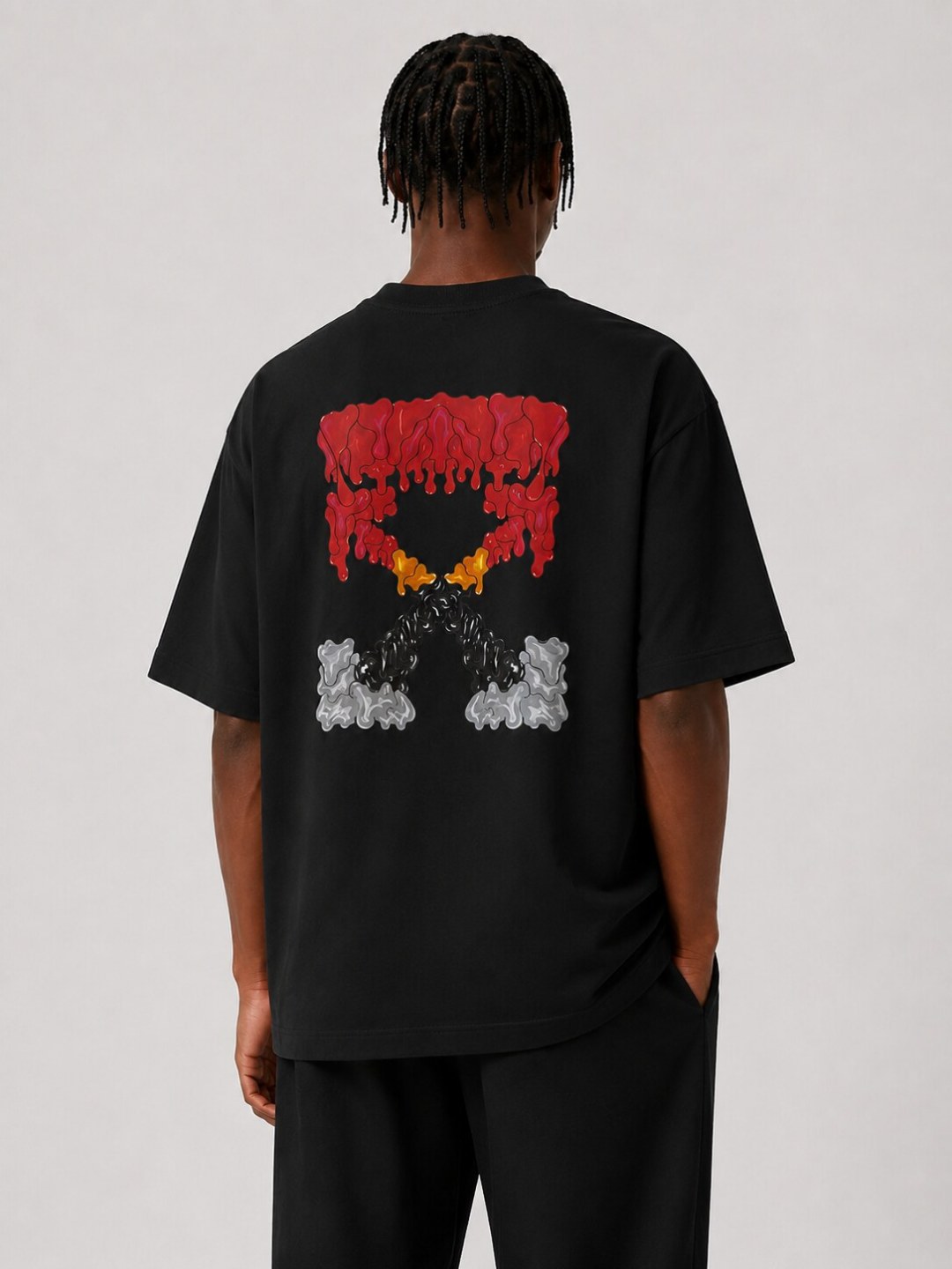 Camiseta Off-White Liquid Arrows - Preta  — foto 2