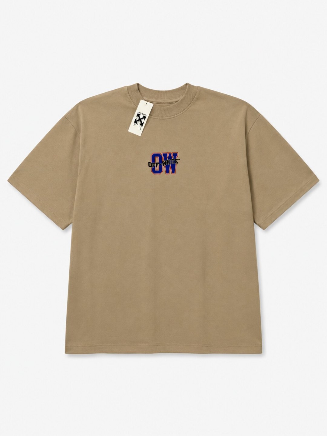 Camiseta Off-White Varsity Arrows - Bege — foto 3