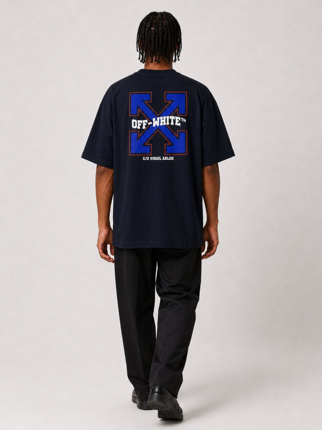 Camiseta Off-White Varsity Arrows - Marinho  — foto 2