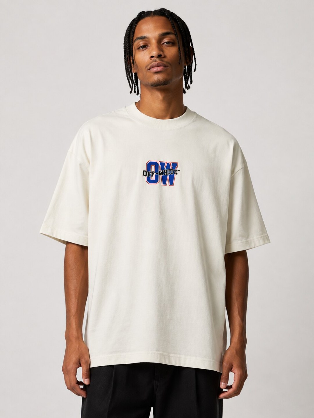 Camiseta Off-White Varsity Arrows - Off White  — foto 4
