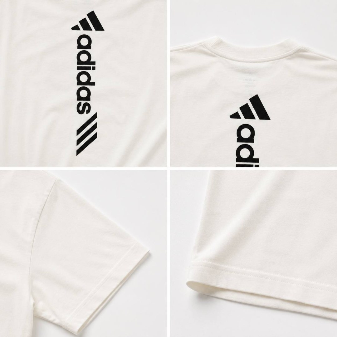 Camiseta oversized Adidas shadow lines off white  — foto 5