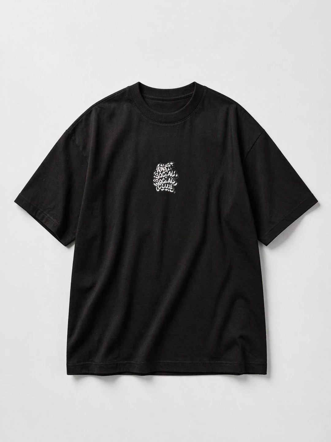 Camiseta oversized anti social clb preta  — foto 3