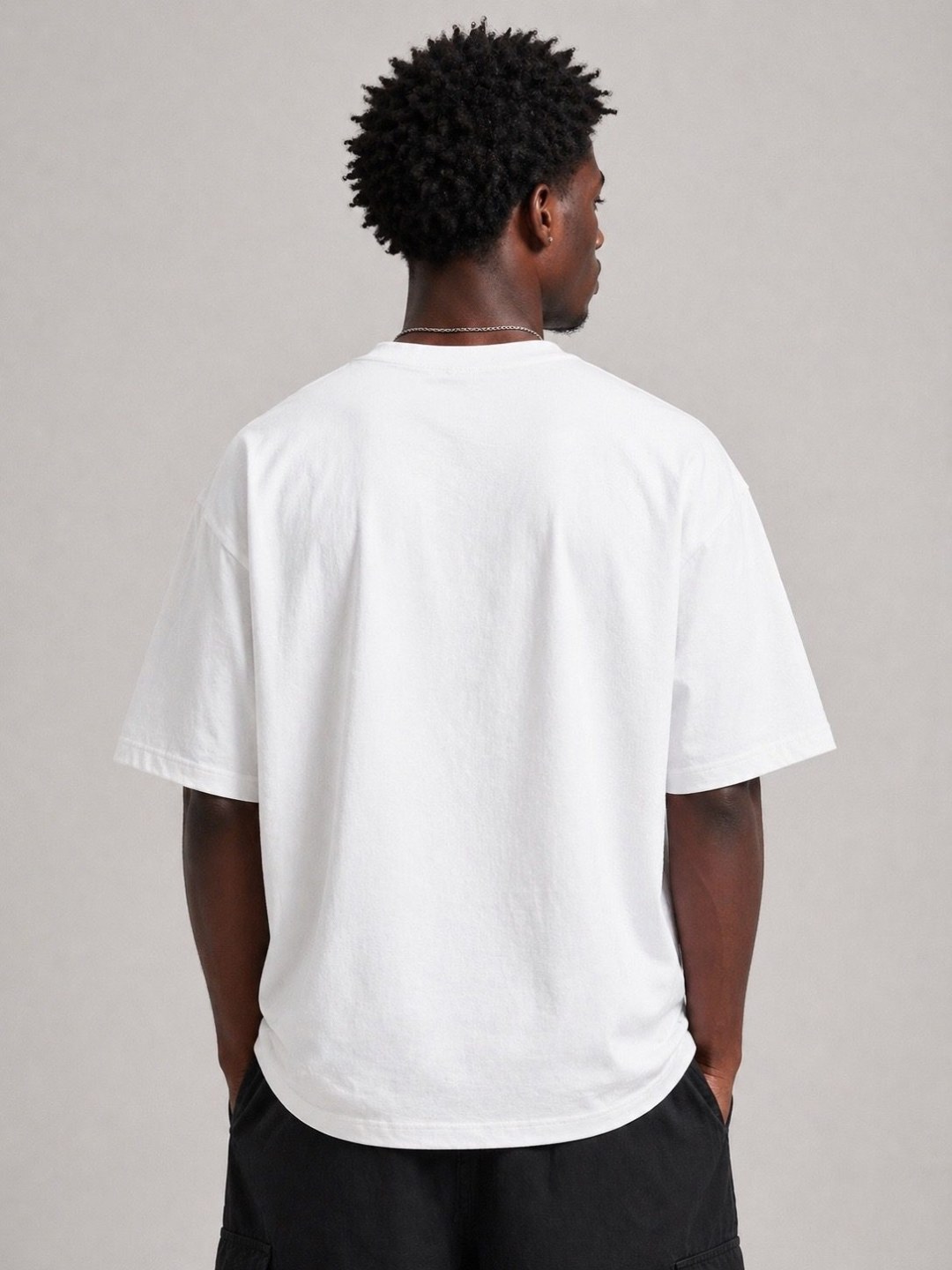 Camiseta oversized Corteiz bomb branca  — foto 3