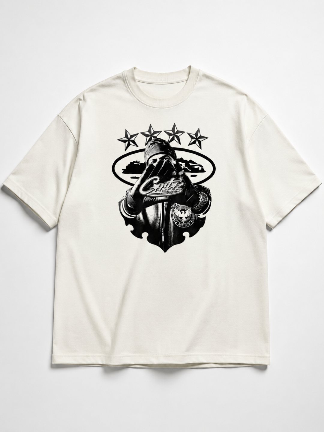 Camiseta Oversized Corteiz  Stars — OFF