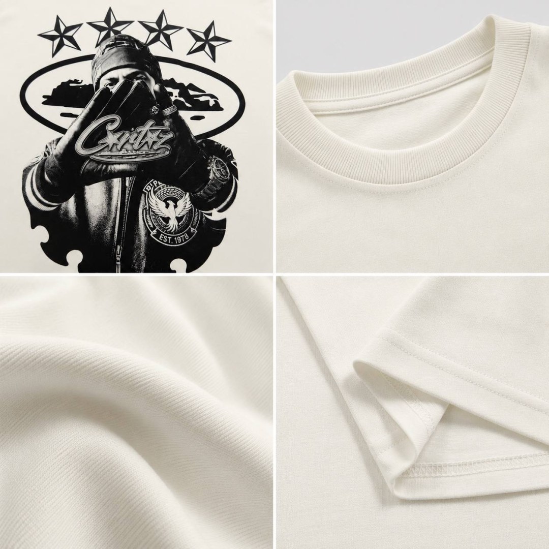 Camiseta Oversized Corteiz  Stars — OFF — foto 3