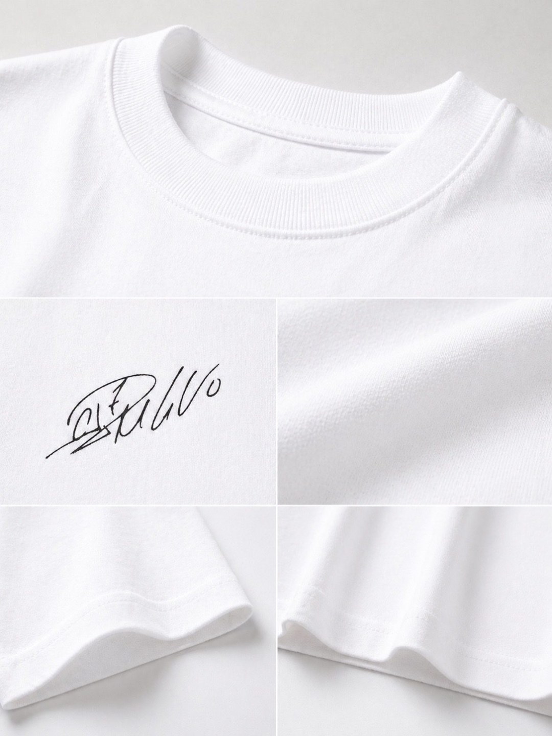 Camiseta oversized CR7 branca  — foto 5