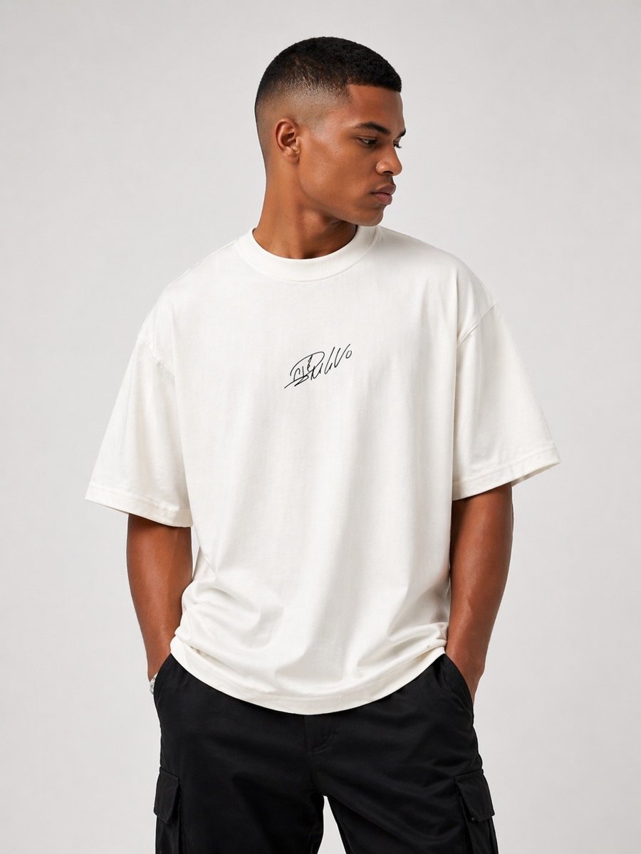 Camiseta oversized CR7 Off white  — foto 4
