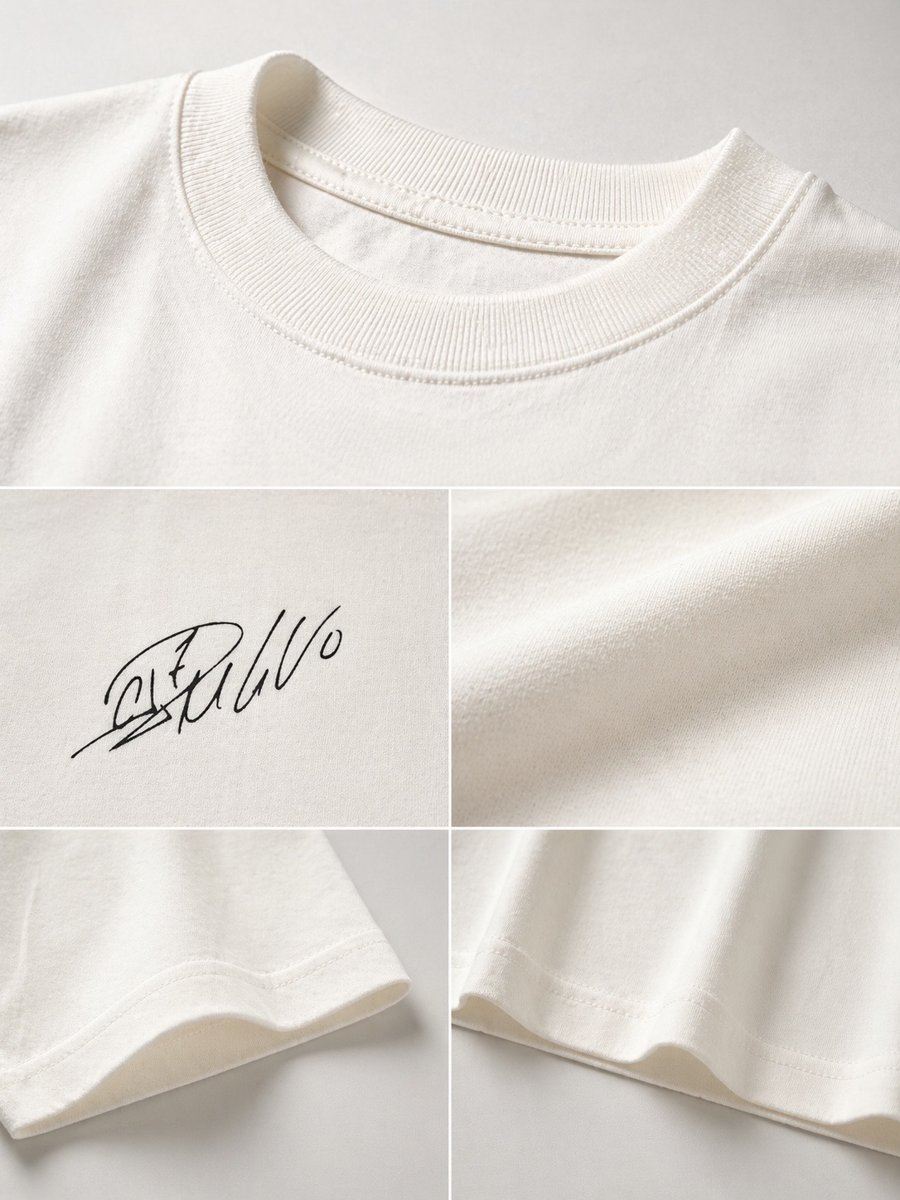 Camiseta oversized CR7 Off white  — foto 5
