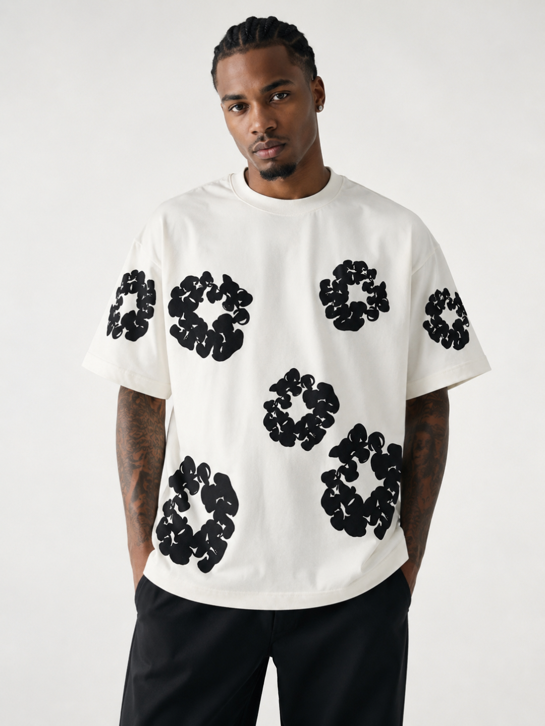 Camiseta Oversized Denim Tears — OFF — foto 2