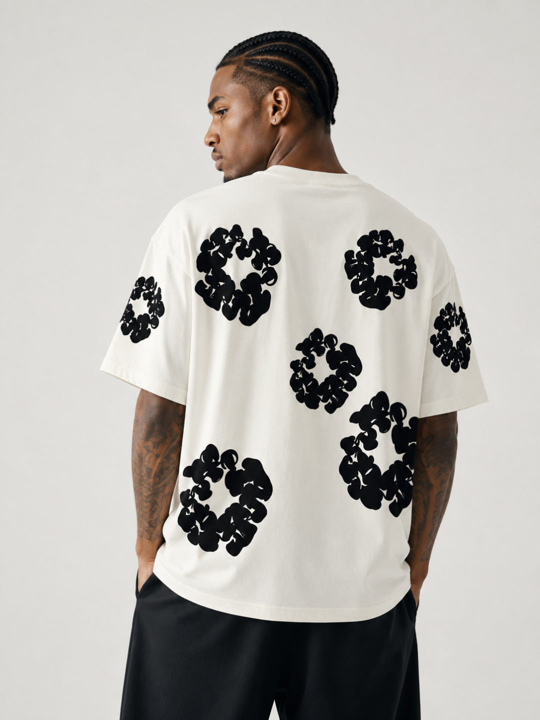 Camiseta Oversized Denim Tears — OFF — foto 4