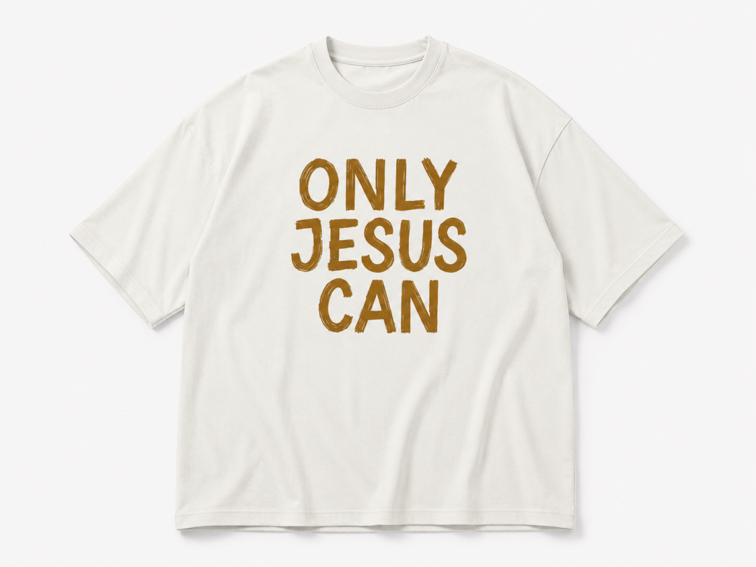 Camiseta Oversized Faith Statement Off White  — foto 2