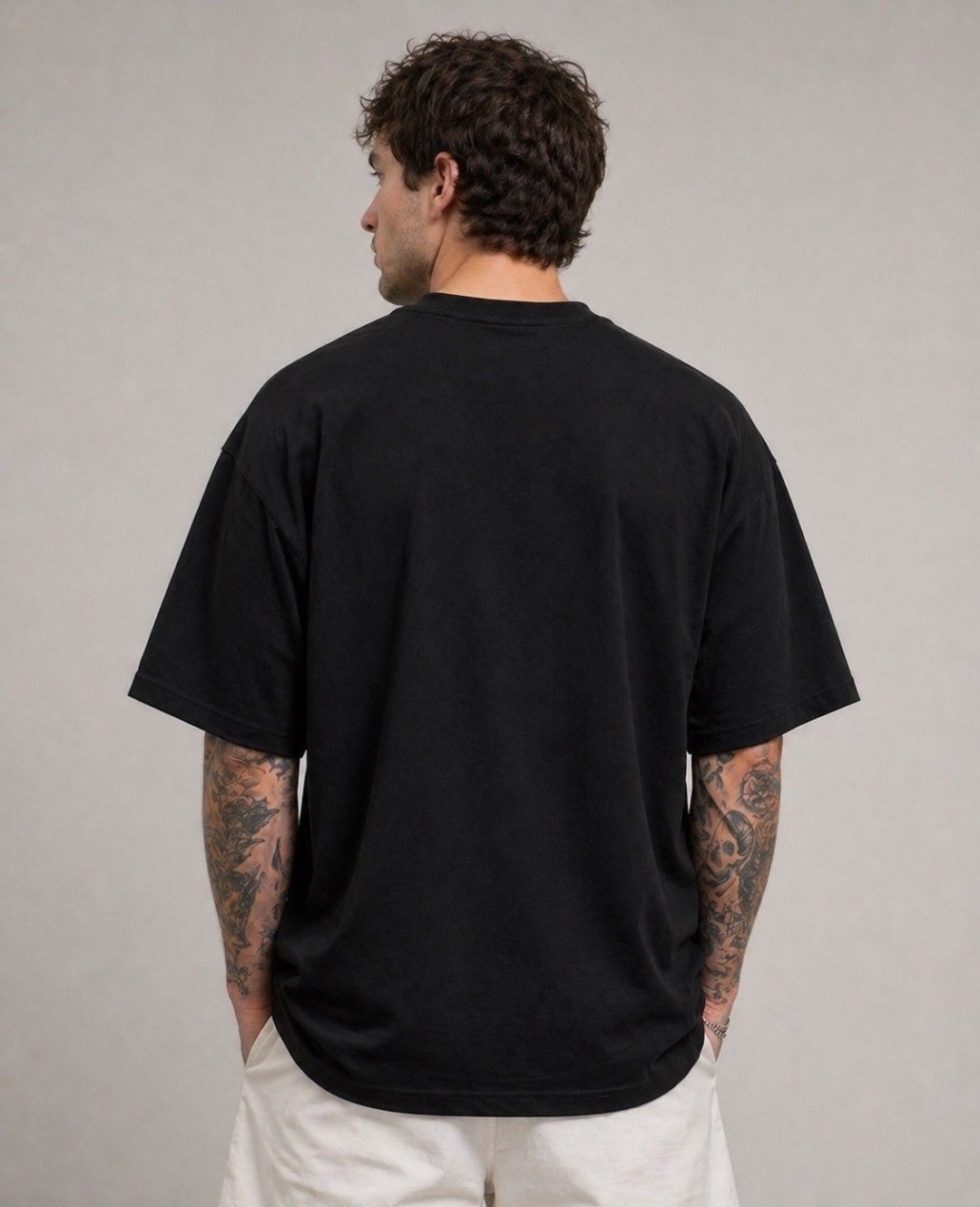 Camiseta oversized Hellstar preta  — foto 3