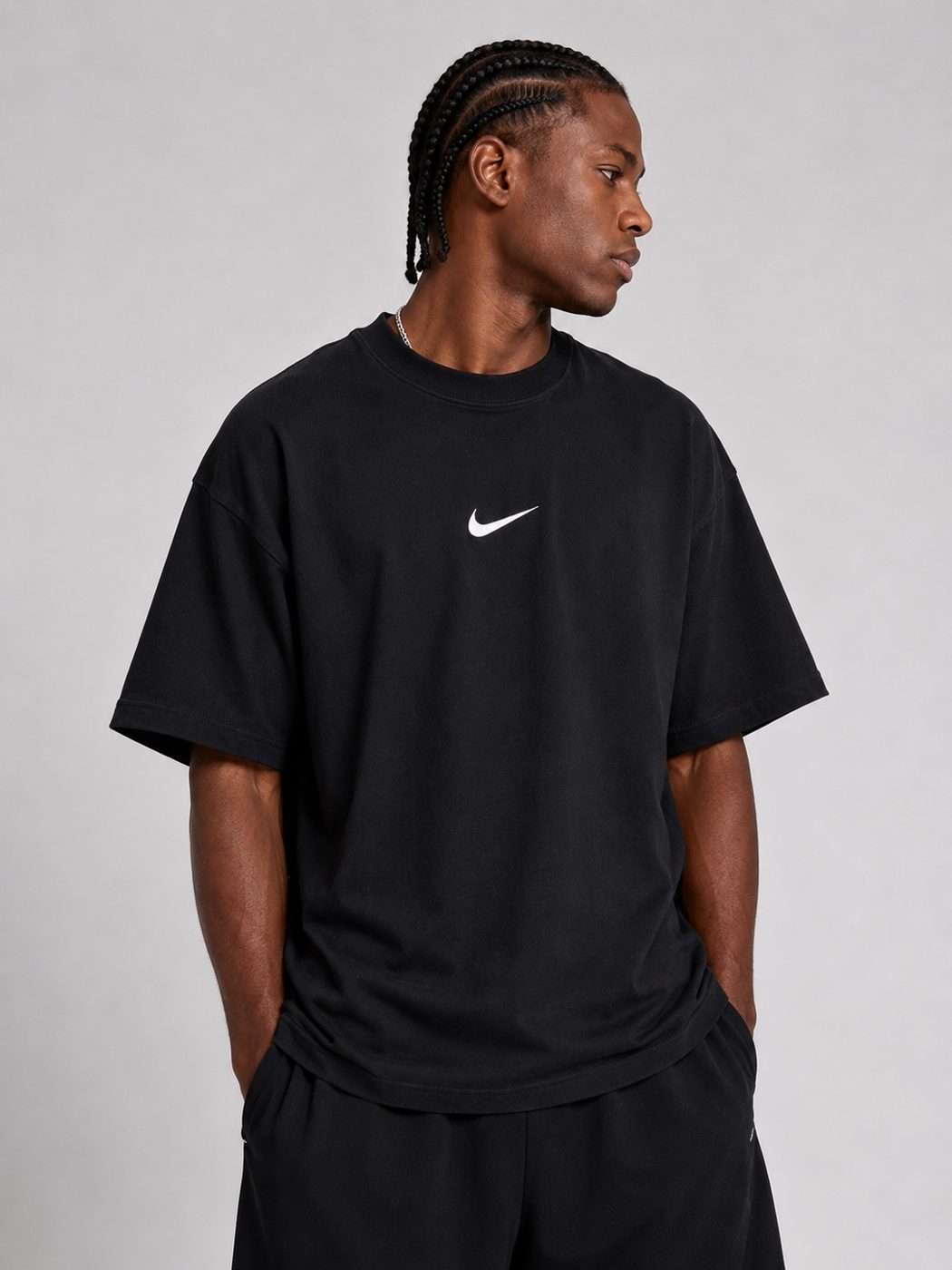 Camiseta Oversized Hoop Legends preta  — foto 4