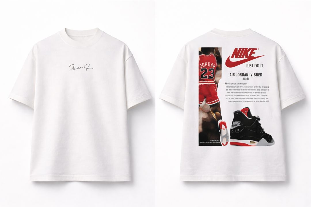 Camiseta oversized Jordan branca  — foto 2