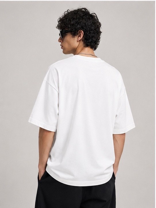 Camiseta oversized Lisa branca  — foto 3