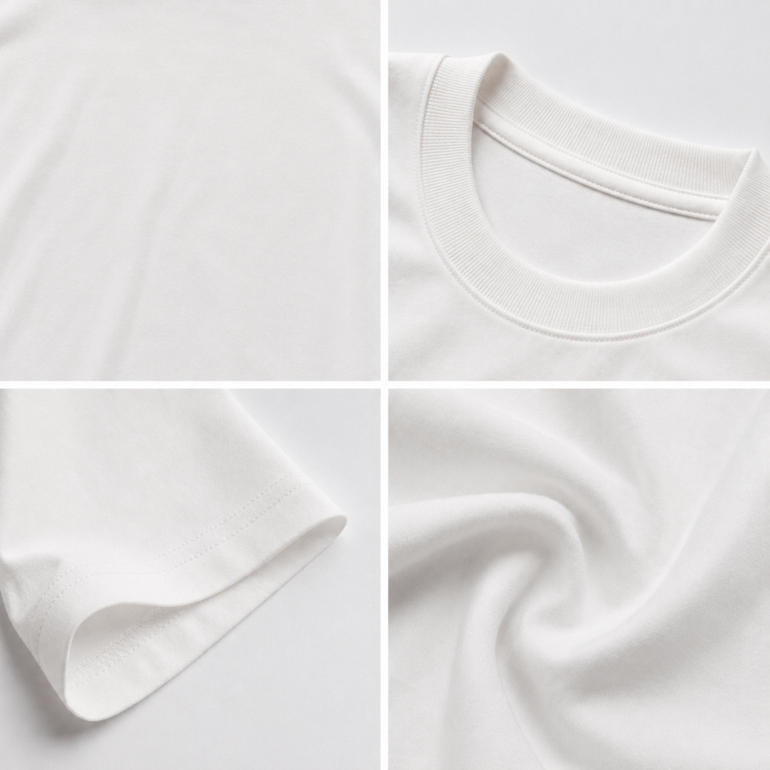 Camiseta oversized Lisa Off white  — foto 4