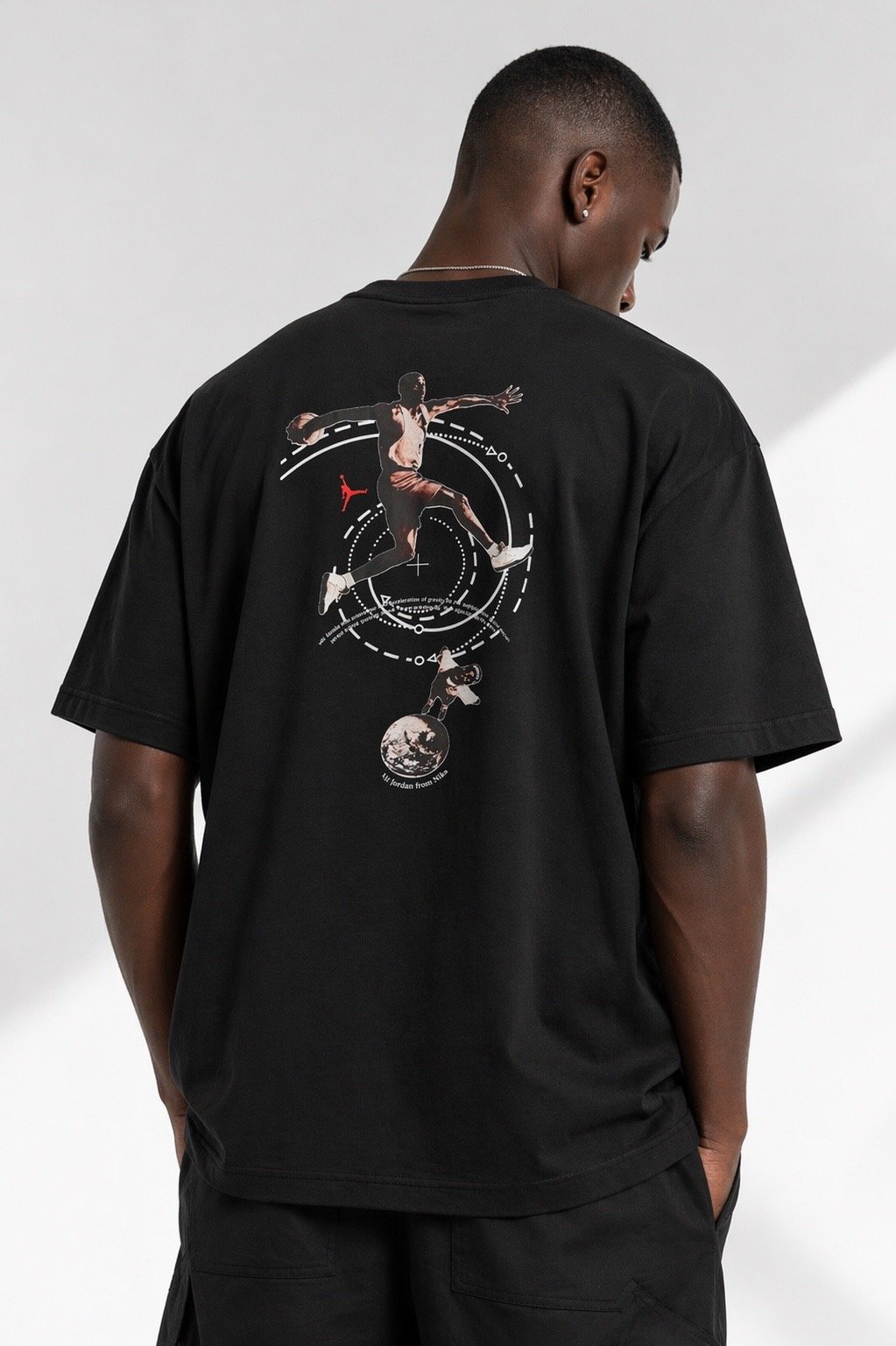 Camiseta oversized M.Jordan preta  — foto 2
