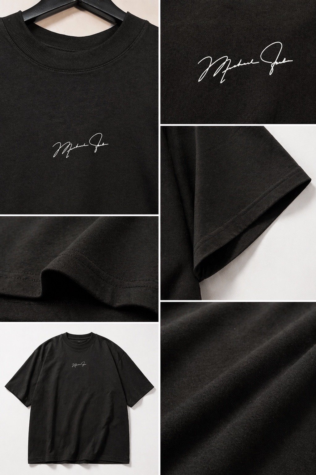 Camiseta oversized M.Jordan preta  — foto 5