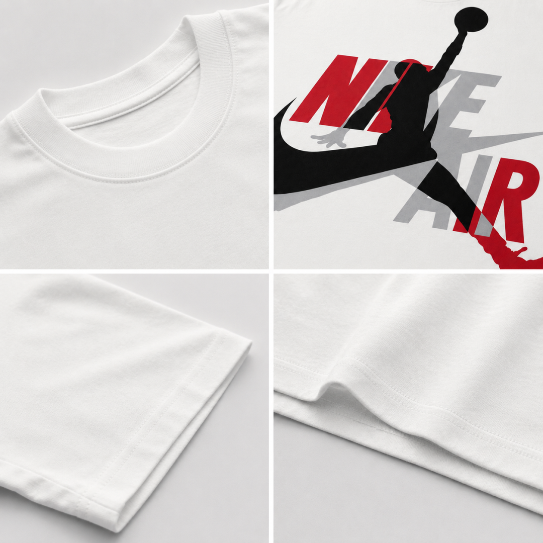 Camiseta Oversized Nike Air Jordan — Off White — foto 3