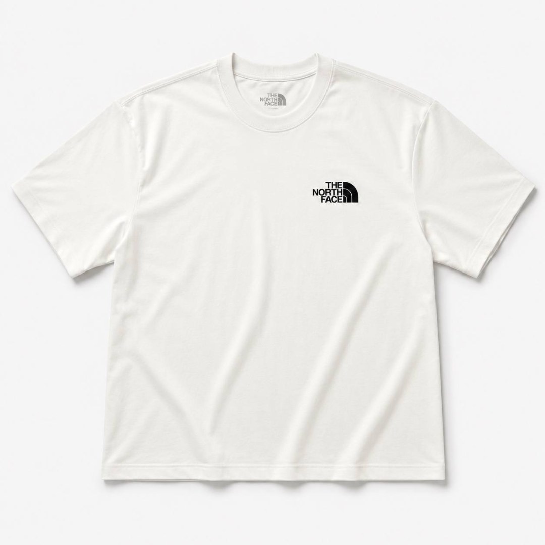 Camiseta Oversized North Face Never Stop Exploring Off white  — foto 3