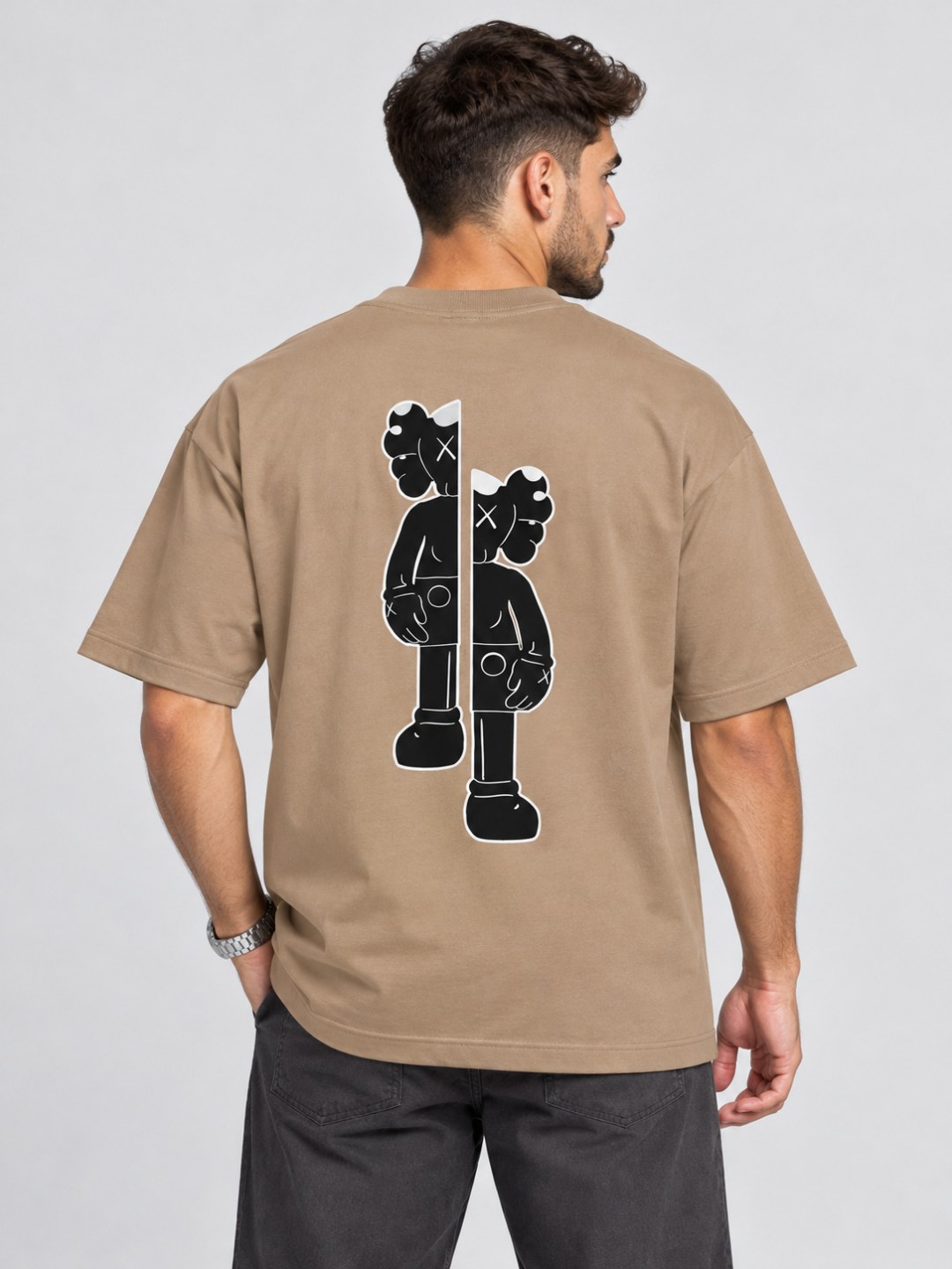 Camiseta Oversized Off-White Split — foto 3
