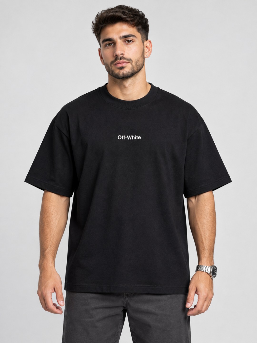 Camiseta Oversized Off-White Split — foto 7
