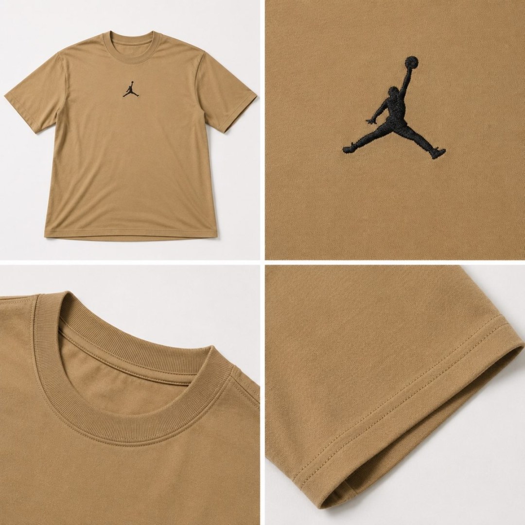 Camiseta Oversized Plus Size Jordan — Caqui — foto 3