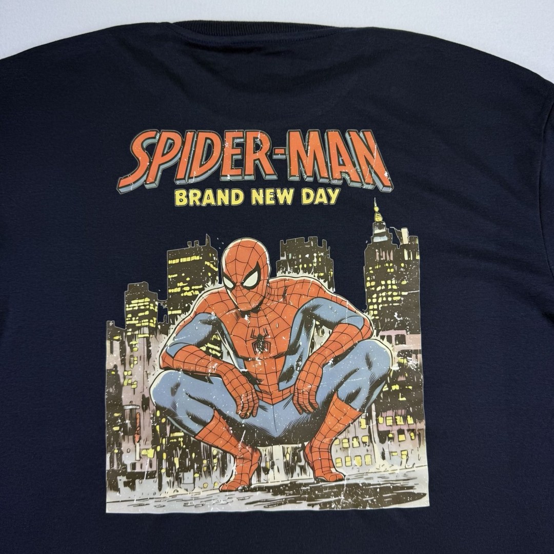 Camiseta Oversized Spider Brand New Day — Marinho — foto 2