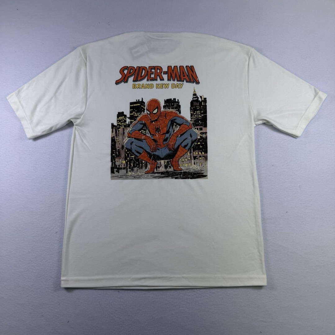 Camiseta Oversized Spider Brand New Day — Off White 