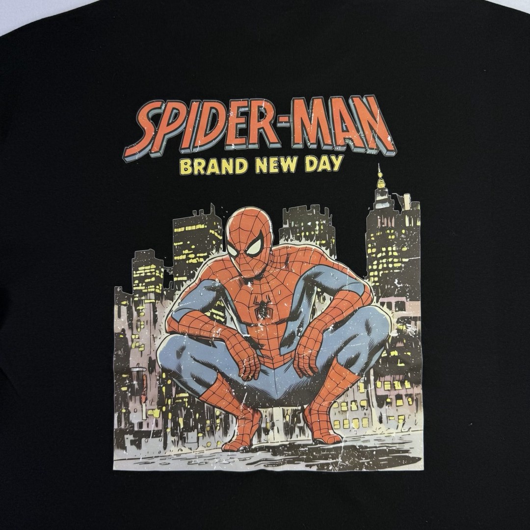 Camiseta Oversized Spider Brand New Day — Preta — foto 2