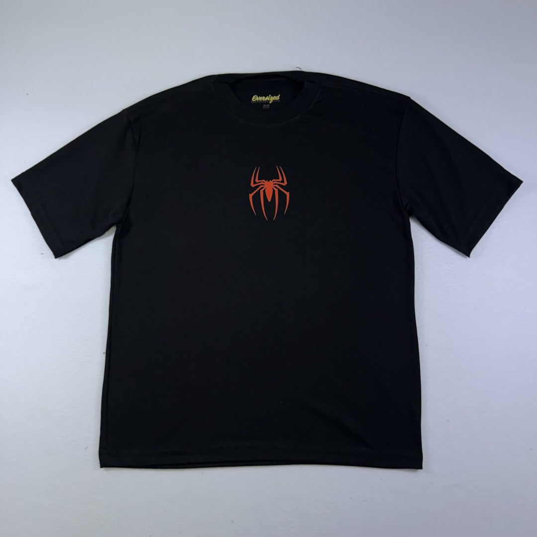 Camiseta Oversized Spider Brand New Day — Preta — foto 3