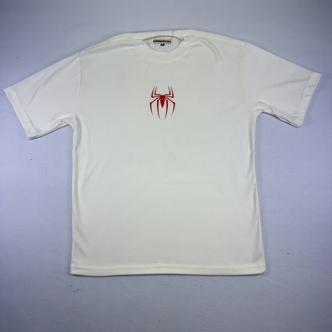 Camiseta Oversized Spider-Man Miles Morales Multiverse — Off White — foto 3