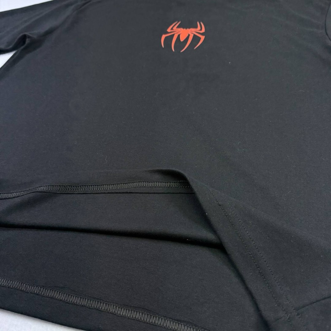 Camiseta Oversized Spider-Man Miles Morales Multiverse — Preta — foto 5