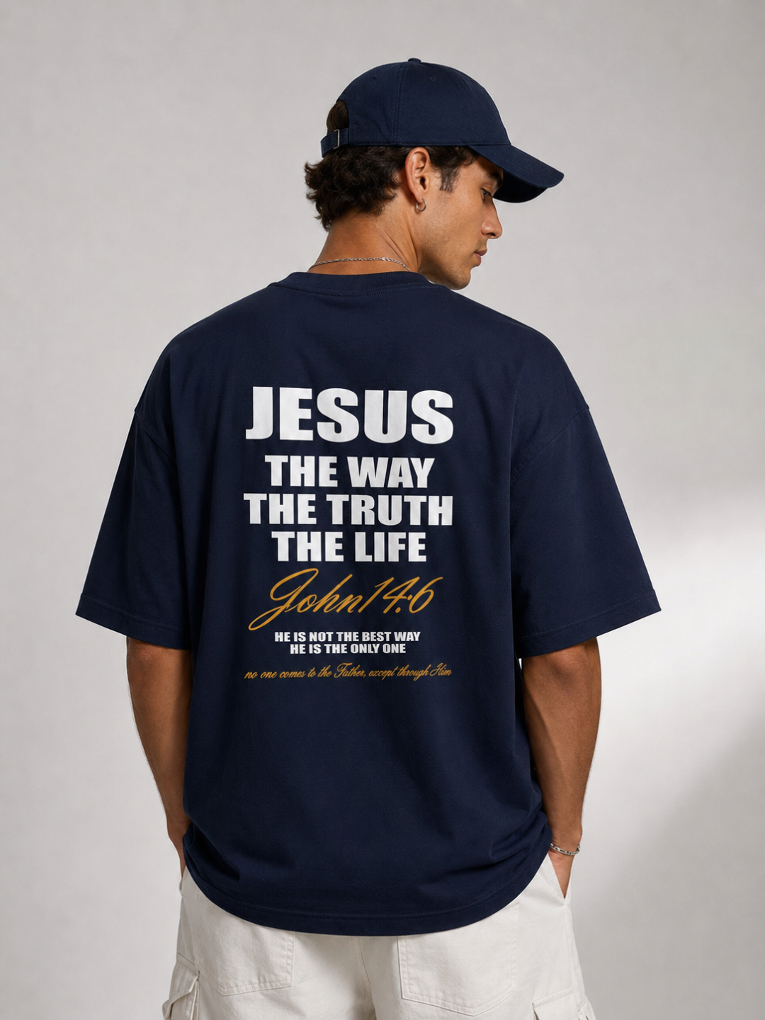 Camiseta Oversized The Way Marinho 