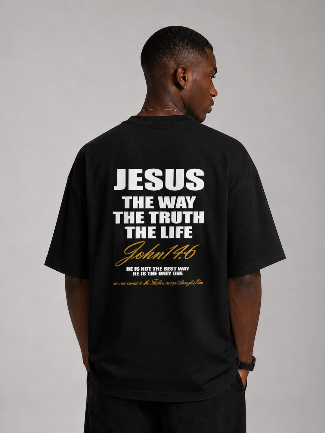 Camiseta Oversized The Way Preta