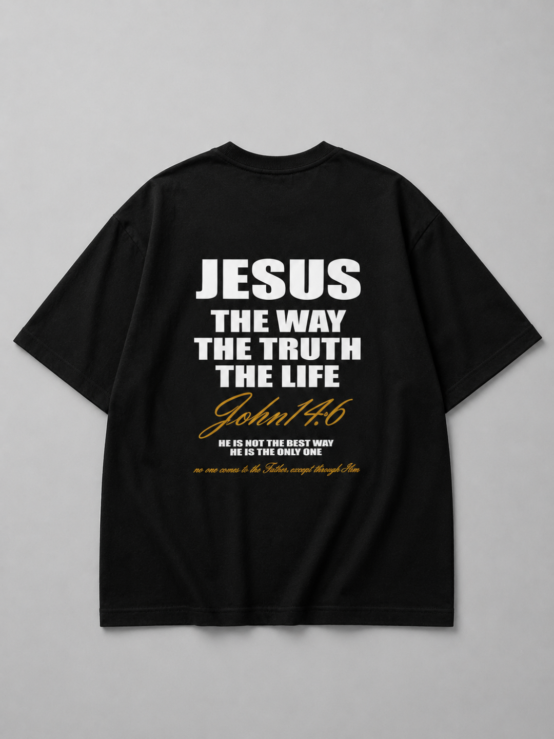 Camiseta Oversized The Way Preta — foto 2