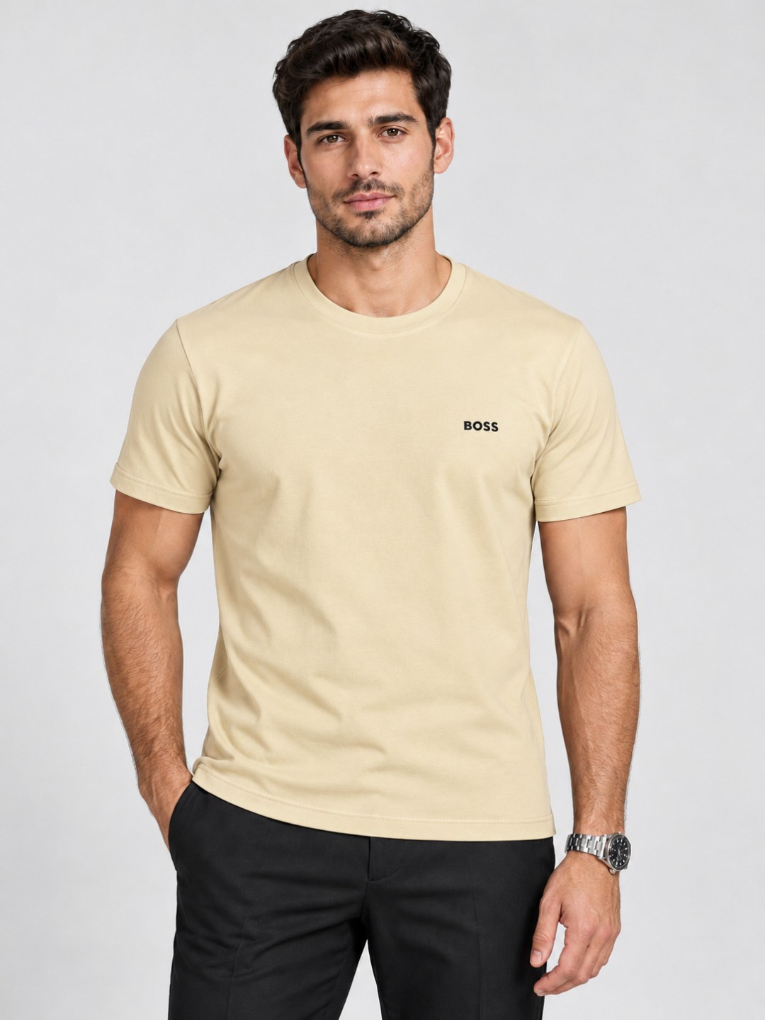 Camiseta Peruana Boss Slim Bordada — foto 2