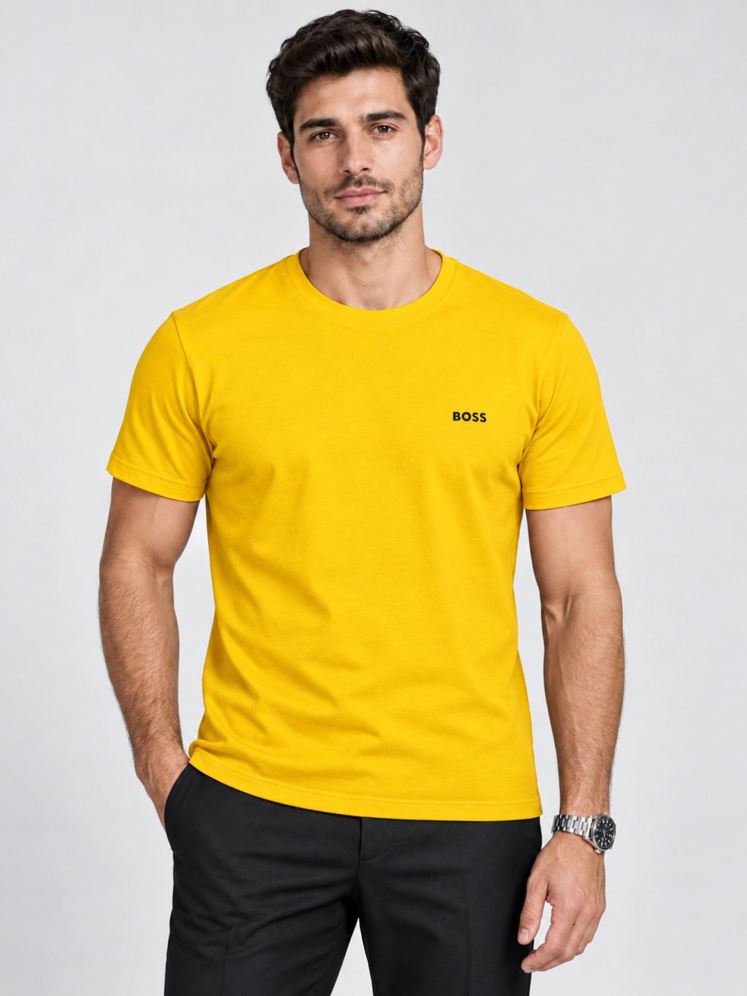 Camiseta Peruana Boss Slim Bordada — foto 3