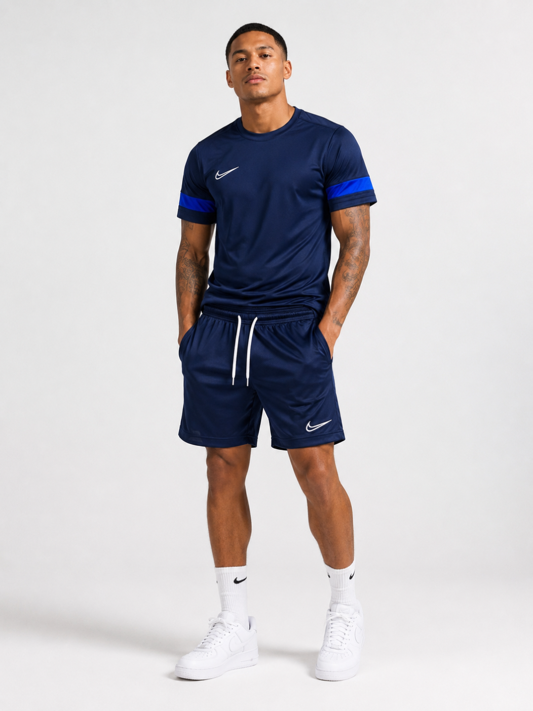 Conjunto Academy Dri-FIT — Marinho  — foto 2