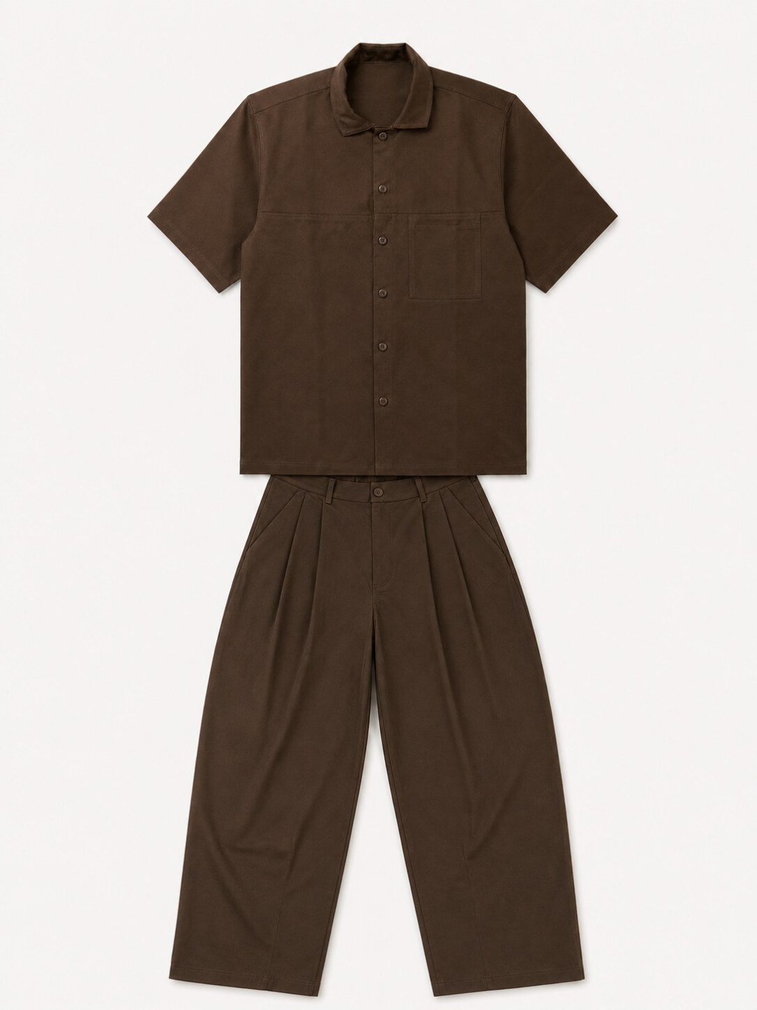 Conjunto Alfaiataria Urban Boxy - Brown 