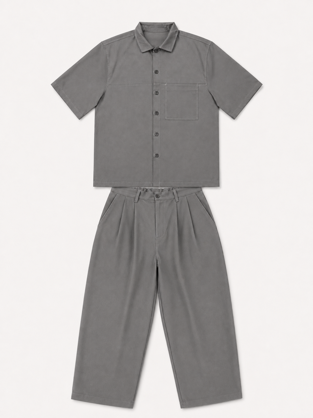 Conjunto Alfaiataria Urban Boxy - Gray 