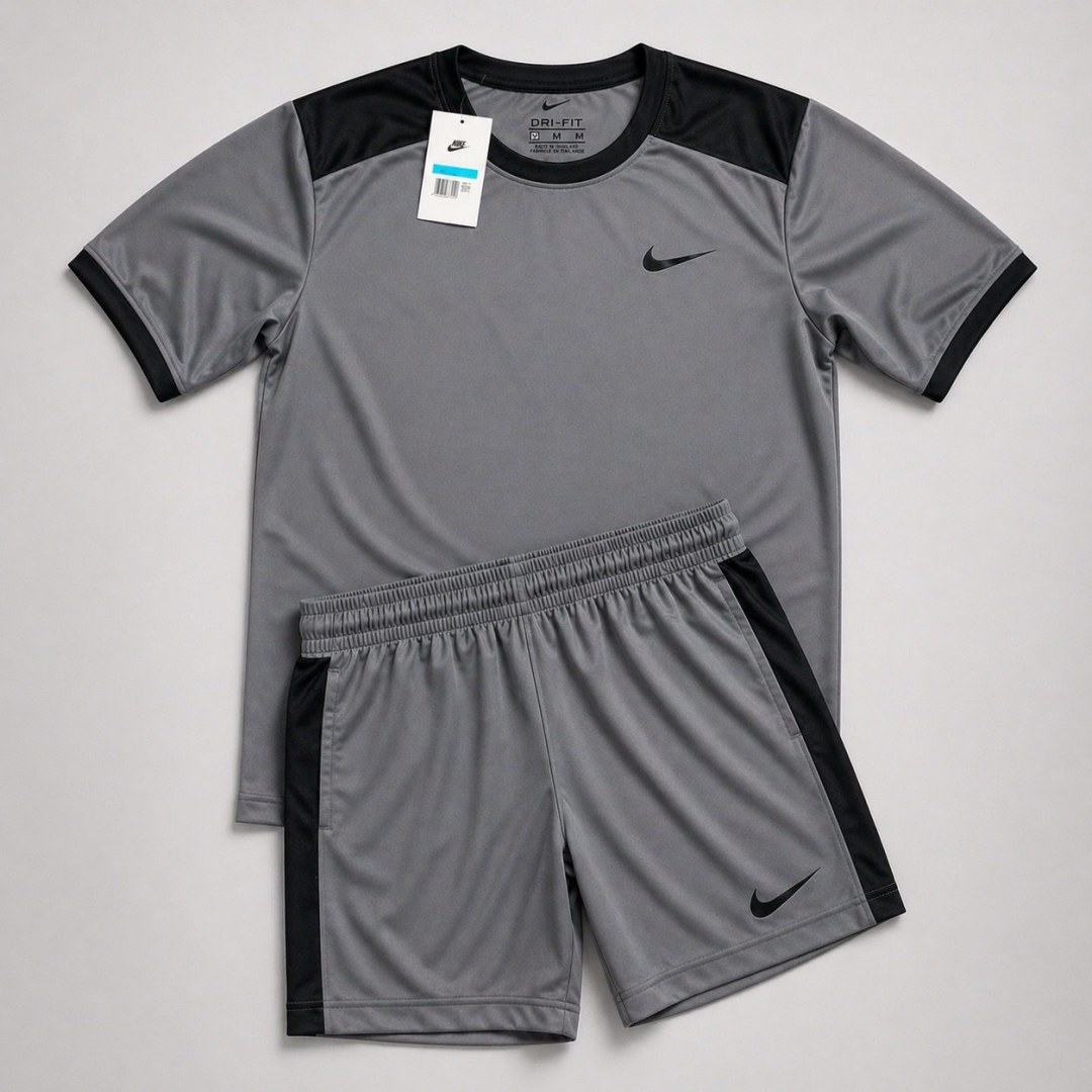 Conjunto Nike dri-fit cinza 