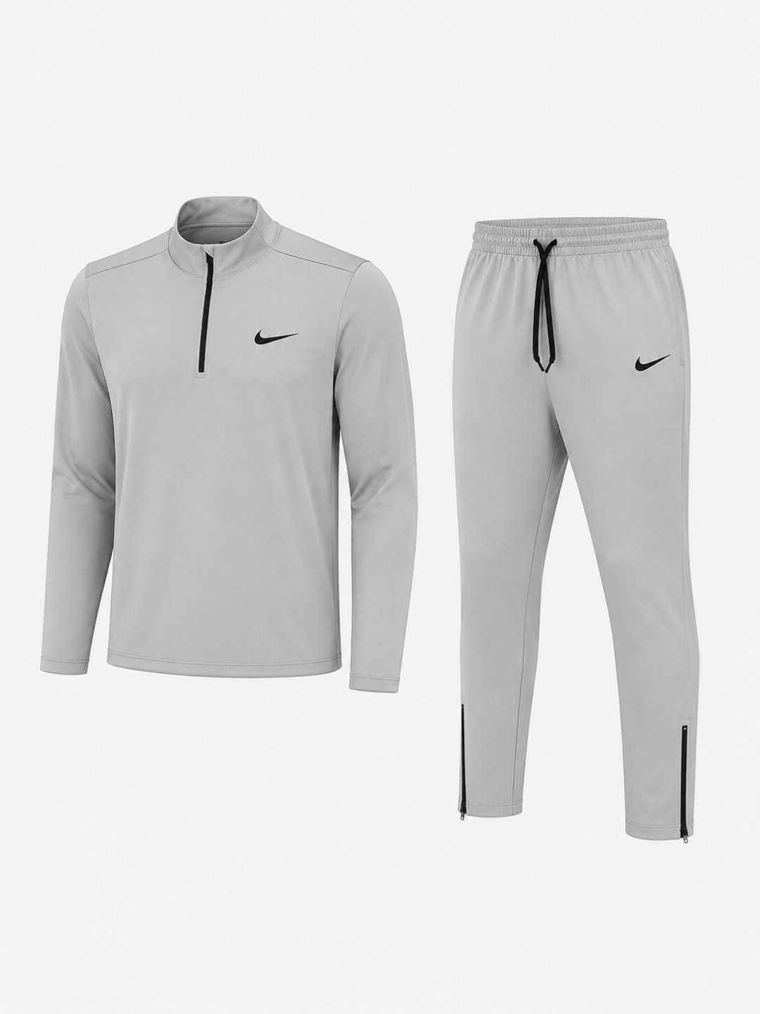 Conjunto Nike Dri-FIT Performance - Cinza Claro 