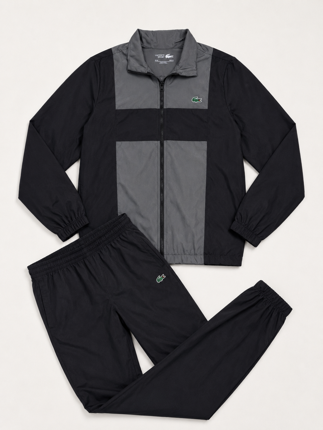 Lacoste Sport Crosswind Tactel Set Preto/cinza — foto 2