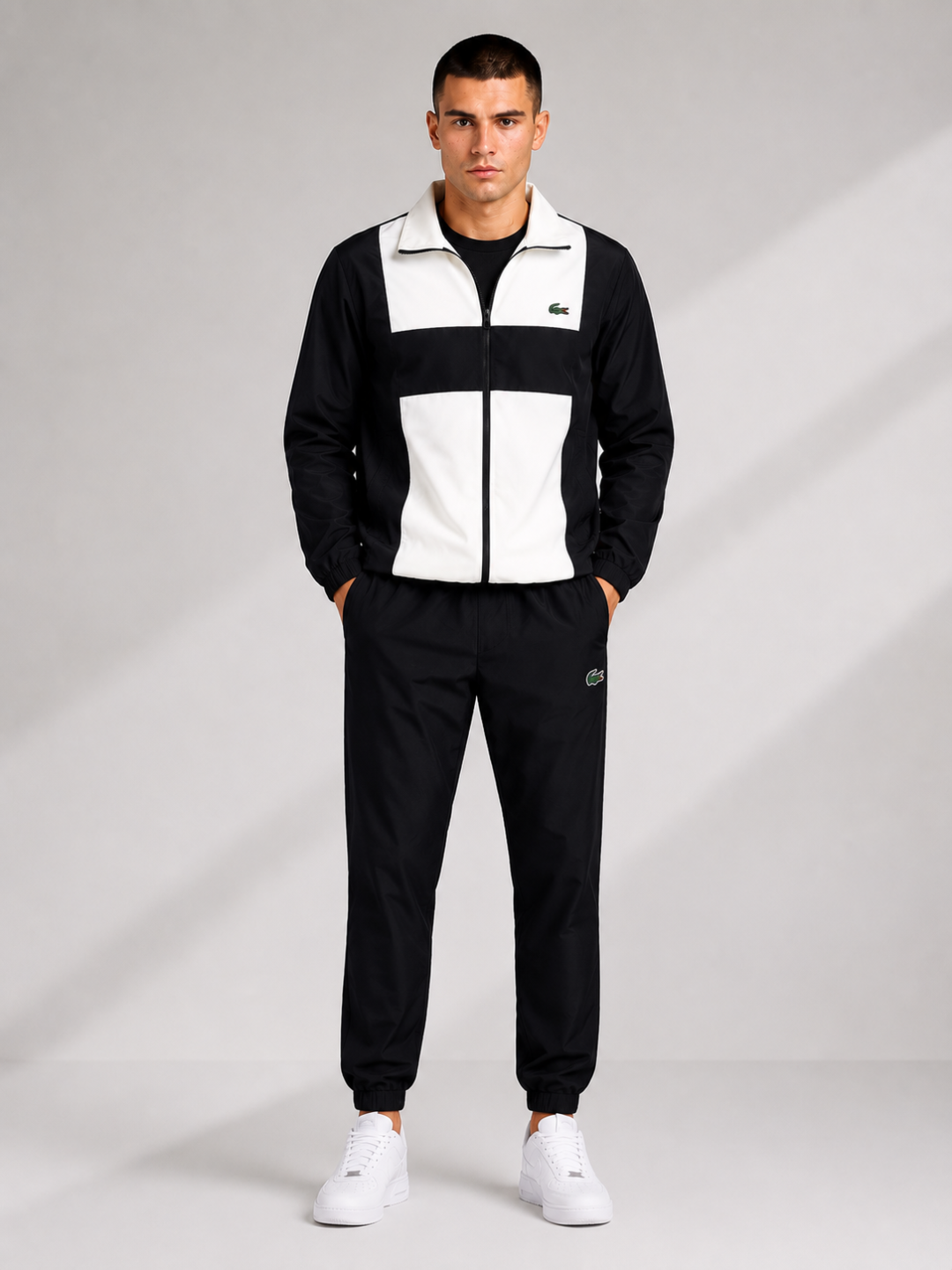 Lacoste Sport Crosswind Tactel Set Preto/Off