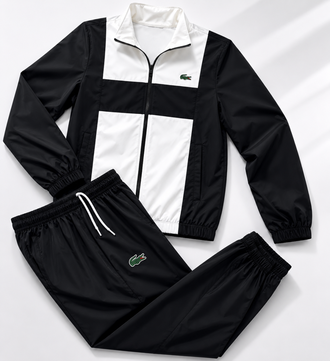 Lacoste Sport Crosswind Tactel Set Preto/Off — foto 2