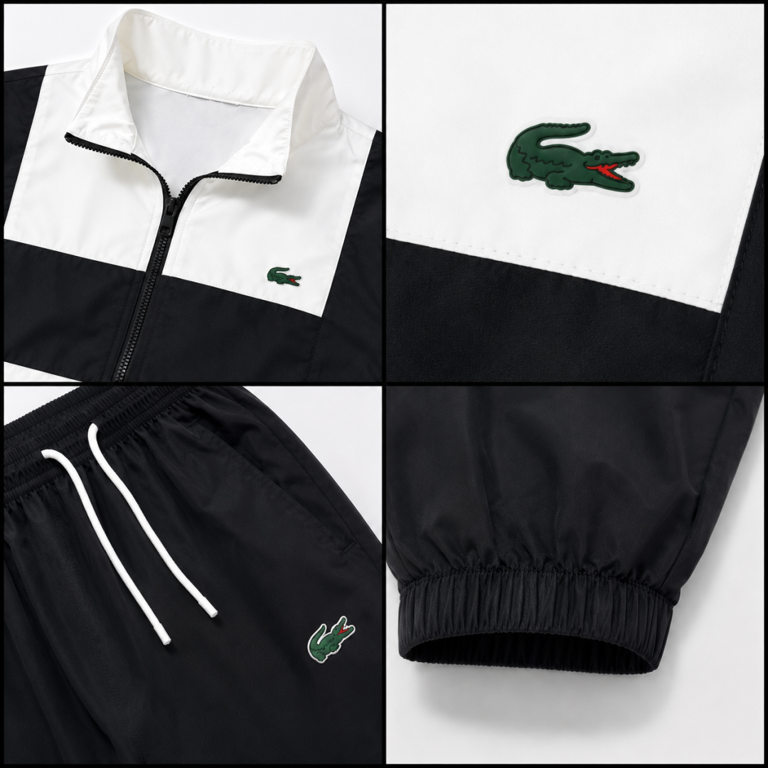 Lacoste Sport Crosswind Tactel Set Preto/Off — foto 3
