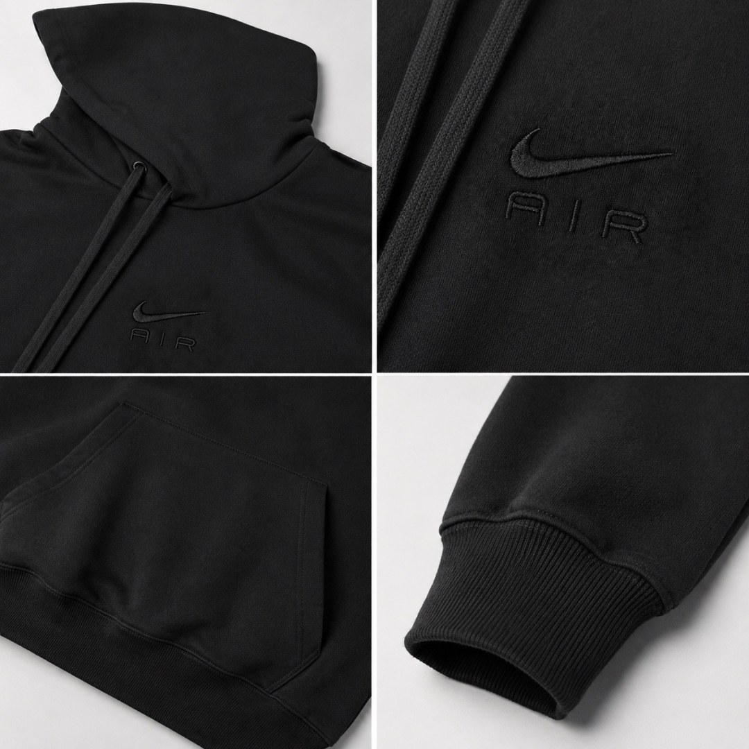 Moletom Nike Air Heritage - Preto — foto 3