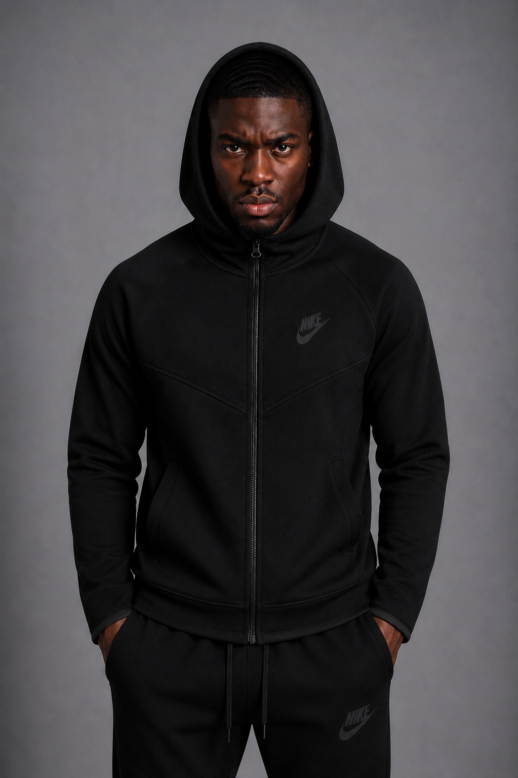 Moletom Nike Tech Fleece preto 