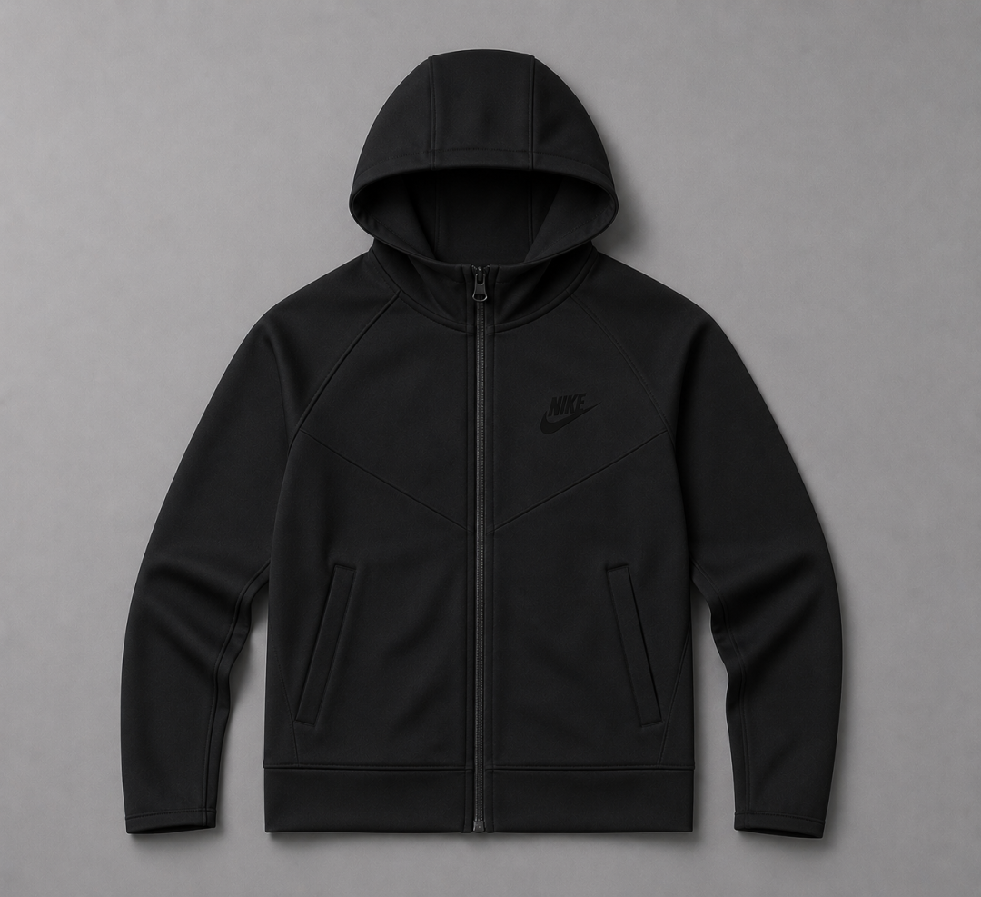 Moletom Nike Tech Fleece preto  — foto 2